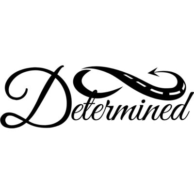 Determined Logo 1 Color Thumbnail